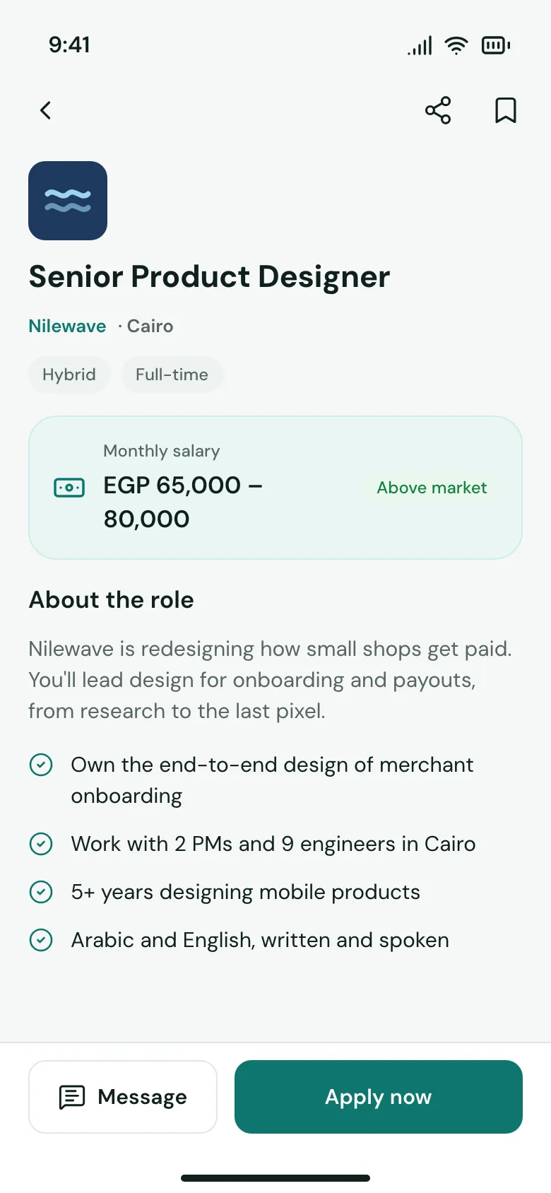 Job details, Release 5