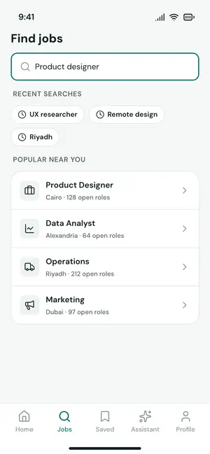 Search, Default